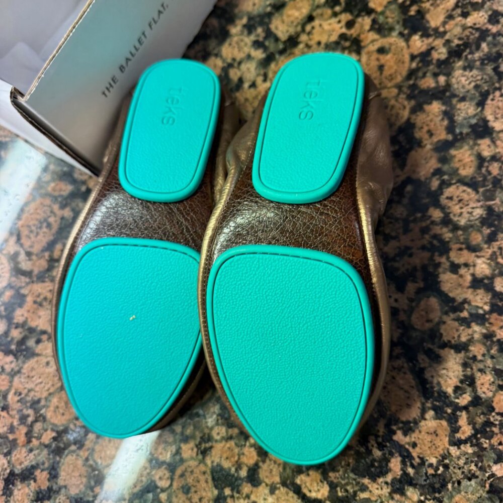 Tieks Metallic bronze.  Includes All Original Accessories - Picture 3 of 4